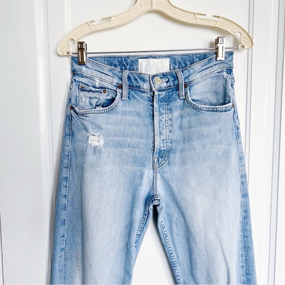 MOTHER • The Tomcat Jeans boyfriend straight leg slim crop The Confession ripped - Picture 5 of 16